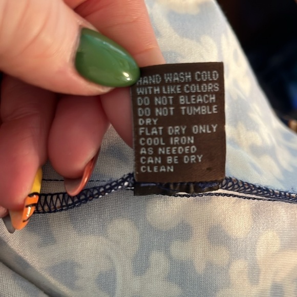 J. McLaughlin Catalyst Dress Bainbridge Pockets Devon Scroll 3/4 Sleeves Large - Picture 12 of 12